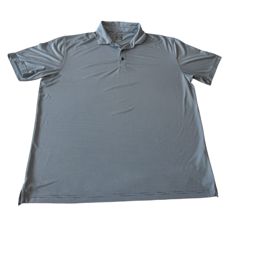Callaway Gray Polo Shirt Moisture-Wicking Athletic Design